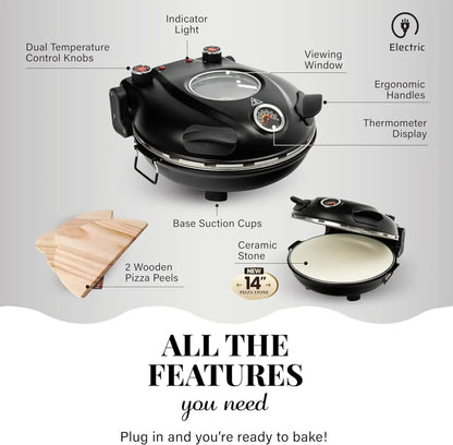 14 Inch Extra Large Crispy Crust Pizza Oven
